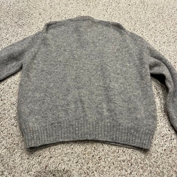 Preswick & Moore 100% Wool Cardigan Sweater Sz L Casual Preppy Quiet Luxury - Picture 6 of 6